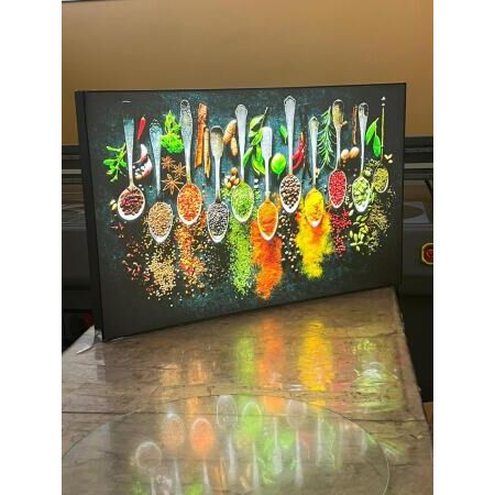 70x110 cm Lightbox Işıklı Kumaş Tabela